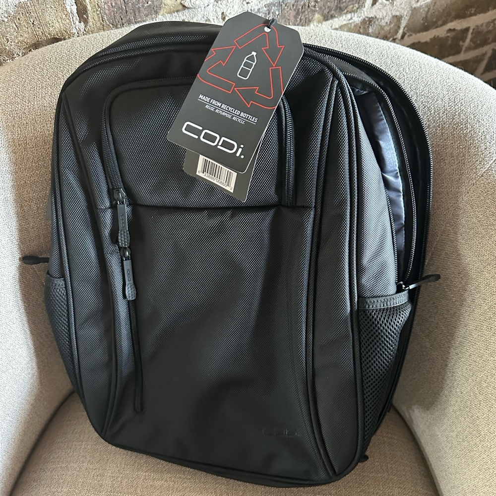 Black Men's Backpack